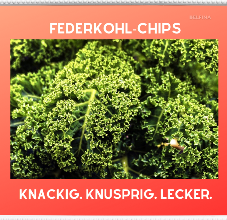 Federkohl-Chips